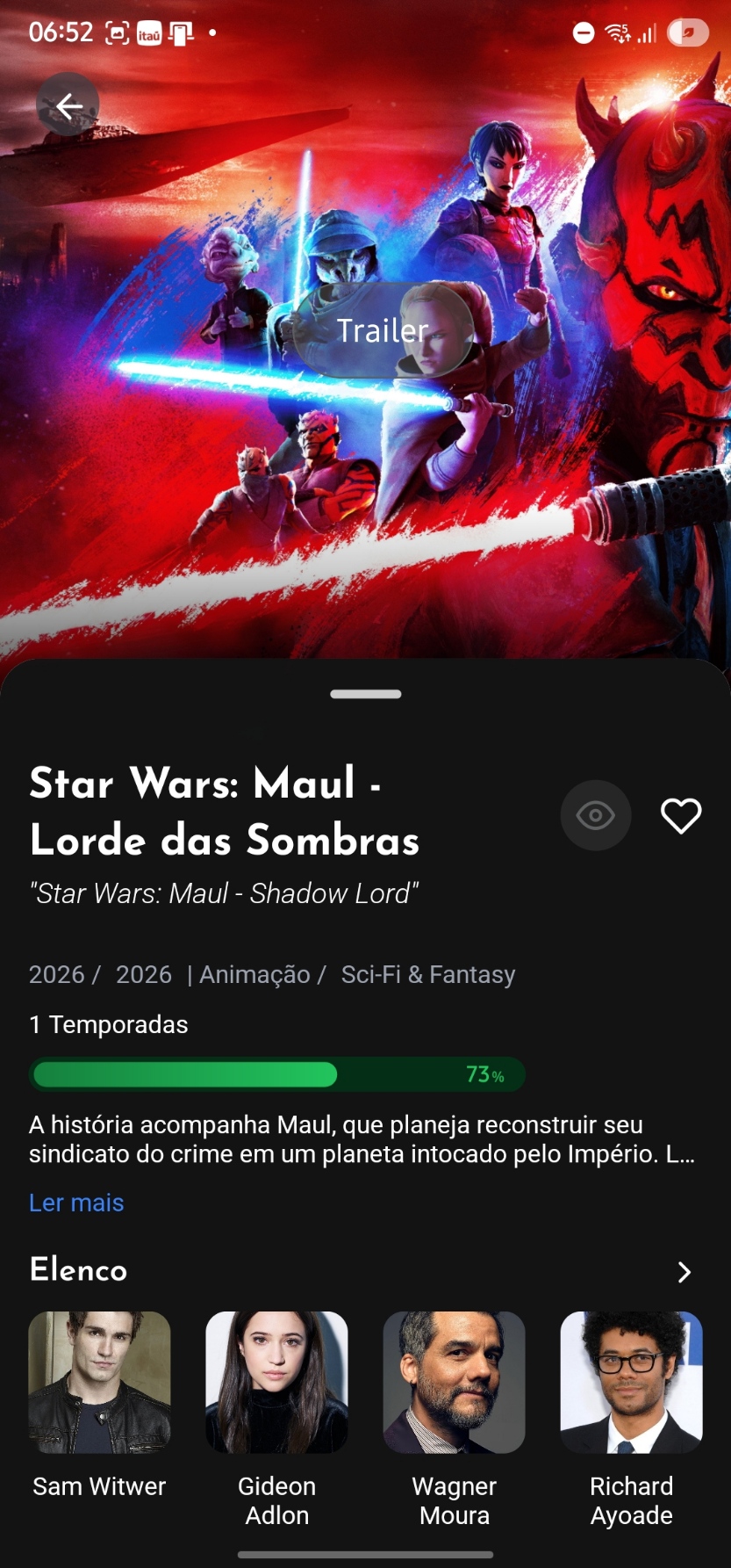 Informações completas na palma da mão.